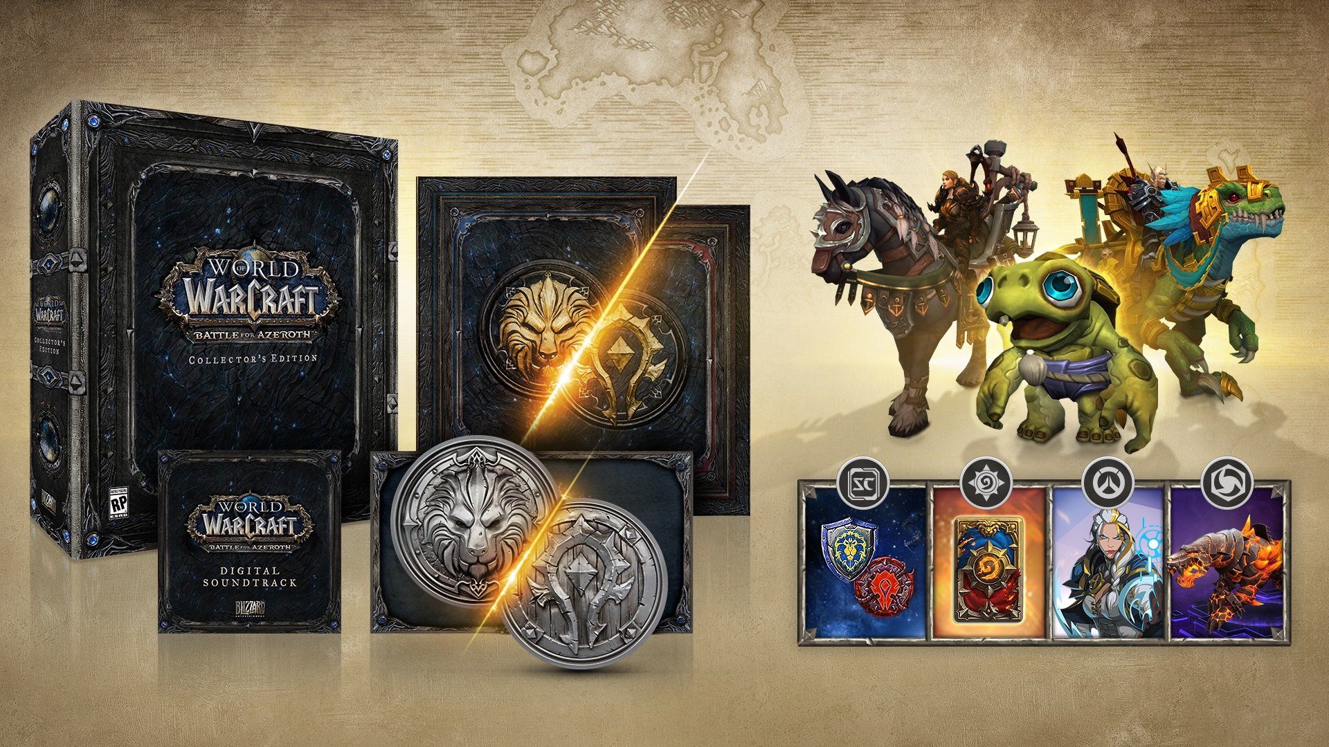 World of Warcraft Battle for Azeroth collector's edition