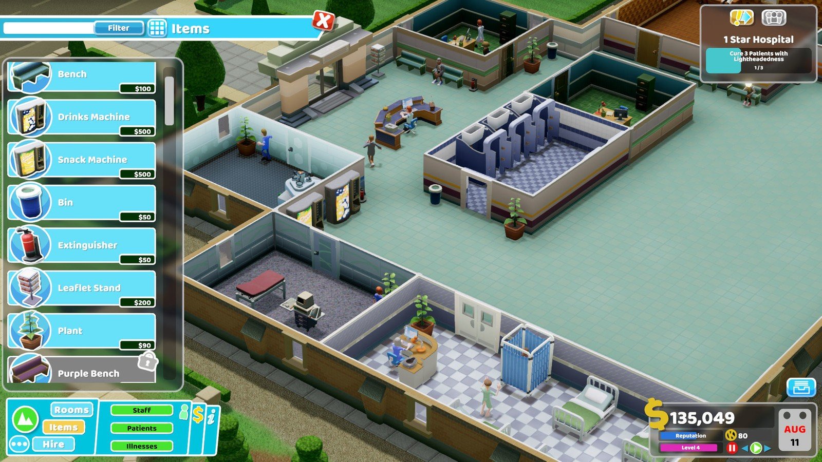 Two Point Hospital Recensione steam