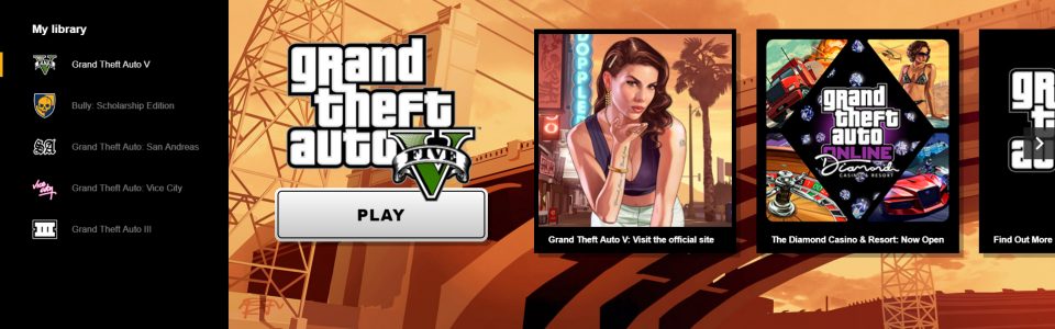 È arrivato su PC il Rockstar Games Launcher, in omaggio GTA: San Andreas