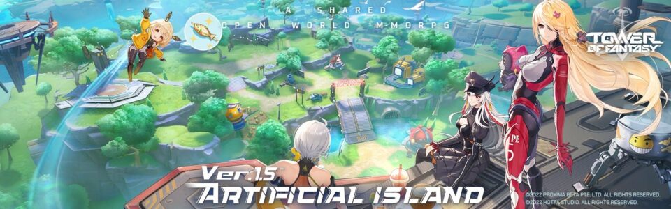 Tower of Fantasy: è live l’update 1.5, Artificial Island