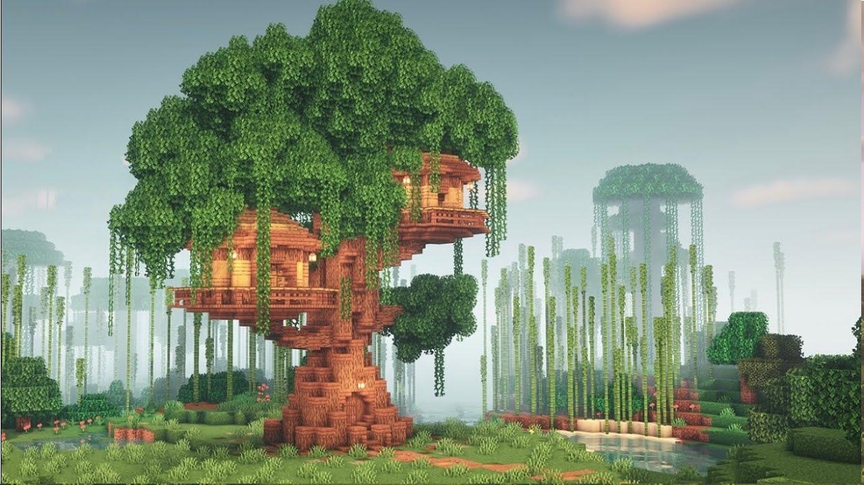 Le MIGLIORI idee per case sull'albero in Minecraft 